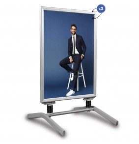 DVIPUSIS reklaminis lauko stendas SPRING